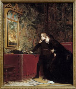 أقسم دوق Guise (1550-1588) على الانتقام لوالده القاتل. آن ديستي ، دوقة Guise (1531-1607) ، أرملة فرانسوا ، دوق Guise (1520-1563) جعلت ابنها هنري الأول من لورين يحلف ، دوق Guise المسمى Balafre بواسطة بيير تشارلز كومت