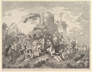 معرض البلد ، 1762. بواسطة بيير تشارلز ليفيسك