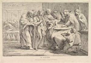 المعمودية ، كاليفورنيا. 1734. بواسطة بيير تشارلز تريموليريس