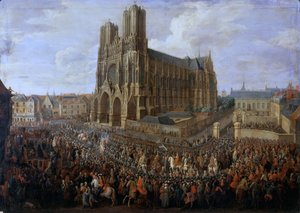 Cavalcade of Louis XV بعد تتويجه ، 26 أكتوبر 1722