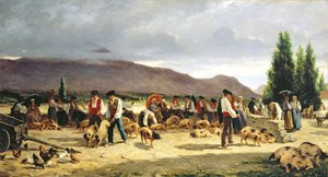 سوق الخنازير ، 1875