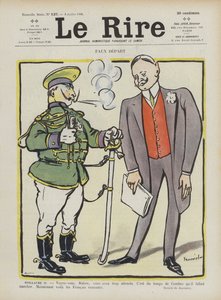 بداية خاطئة. رسم توضيحي لـ Le Rire بواسطة Pierre Georges Jeanniot