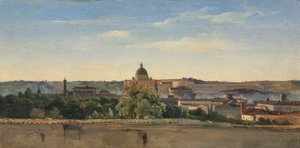 منظر لروما ، ج. 1782-1784. بواسطة بيير هنري دي فالنسيان
