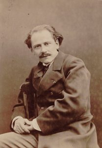 صورة للمؤلف الموسيقي جول ماسينت 1842-1912 ، 1880. بواسطة بيير لانيث بيتي