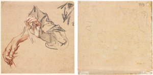 دراسة الأيدي (وجه) ؛ رسم ليد (ظهر)