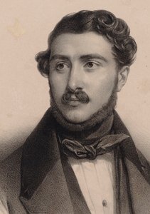 صورة الملحن تيودور لاباري 1805-1870. بواسطة Pierre Louis Henri Grevedon