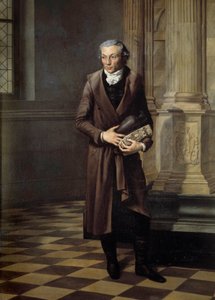 صورة ألكسندر لينوار (1761-1839) أمين متحف الآثار الفرنسية رسم بيير م. ديلافونتين (1774-1860) 1802 صن. 2،20 × 1،61 م - صورة ألكسندر لينوار (1761-1839) ، أمين متحف الآثار الفرنسية. لوحة