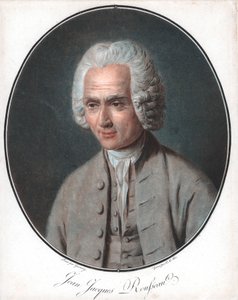 جان جاك روسو 1712-1778 ، فيلسوف سياسي فرنسي