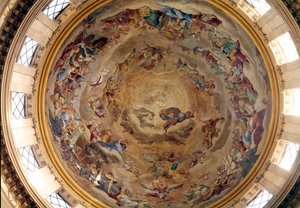 قبة كنيسة فال دي جريس رسمها بيير مينيارد (1612-1695) بواسطة بيير مينارد