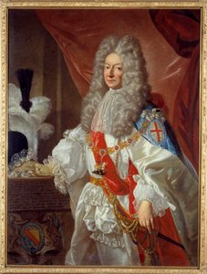صورة أنتونين نومبار دي كومون ، دوق لوزون (1633-1723) مارشال فرنسا وزوجتها غراند مادموزيل ، دوقة مونبينسييه لوحة لبيير مينيارد (1612-1695) القرن السابع عشر لا روشيل ، متحف الفنون الجميلة - صورة أنطونين