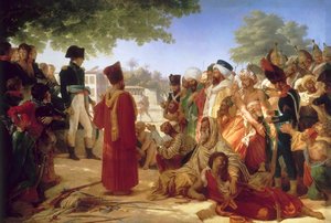 نابليون بونابرت العفو عن المتمردين في القاهرة ، 23 أكتوبر 1798 بواسطة بيير نارسيس غيرين