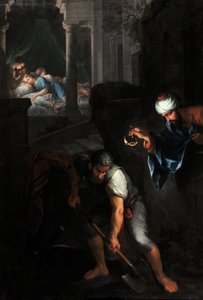 راجويل يحفر حفرة (زيت على قماش)