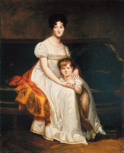 صورة لسيدة ، قيل أنها لويز كاثرين إليونور دي لا بلاين ، 1814 بواسطة بيير بول برودون