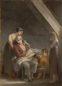 عائلة في الخراب (عائلة حزينة) ، 1821