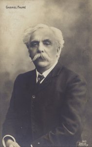 غابرييل فوري ، ملحن فرنسي ، عازف بيانو ومعلم (1845-1924)