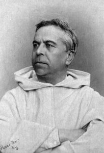 صورة الراهب الدومينيكي هنري ديدون ، 1890-1900 (صورة بالأبيض والأسود)