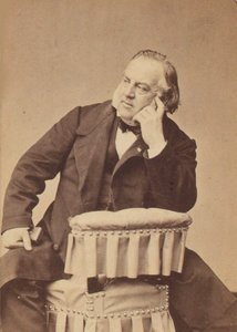 صورة للمؤلف الموسيقي لويس كلابيسون (1808-1866) ، بقلم بيتي ، بيير لانيث (1831-1909). صور الألبومين. مجموعة خاصة بواسطة بيير بيتيت