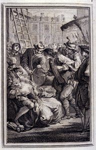 بيلفيغور - في "" حكايات وقصص قصيرة في الشعر "لجين لافونتين. 1776. رسم بي بي شوفارد.