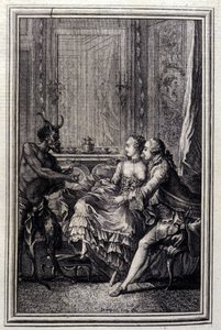 لا شيء مستحيل - في "" الحكايات والقصص القصيرة في الشعر "" لجان لافونتين. 1776. رسم بي بي شوفارد.