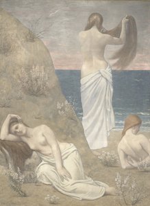 الفتيات الصغيرات على شاطئ البحر ، 1887