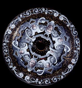 ظهر Enamaille مسطح منسوب إلى Pierre Reymond (نشط 1537 - بعد 1584) 1569. باريس ، متحف اللوفر بواسطة بيير ريمون