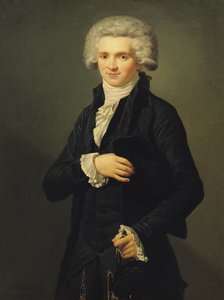 Maximilien de Robespierre (1758-94) 1791 (زيت على قماش)