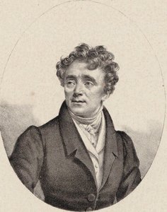 صورة لمغني الأوبرا لويس أنطوان إليونور بونشارد 1787-1866 ، حوالي 1835.