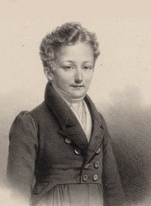 صورة لعازف البيانو والملحن سيغيسموند تالبرغ 1812-1871 ، 1826.