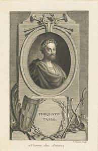 صورة توركواتو تاسو 1544-1595 ، حوالي 1770. بواسطة بيير سافارت
