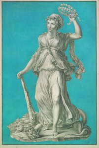 الحرية نقش على خلفية زرقاء