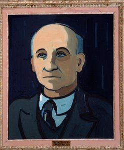 صورة للشاعر الفرنسي ماكس جاكوب (1876-1944) رسم بيير دي بيلاي (1890-1947) القرن العشرين في أورليانز. متحف الفنون الجميلة بواسطة بيير دي بيلاي