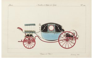 سيارة المدينة ، 1800s. بواسطة بيير دي لا ميسانجير