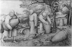 النحالون ، "إذا كنت تعرف مكان الكنز ، يمكنك سرقته" ، حوالي 1567 - 68 بواسطة بيتر بروغل الأكبر