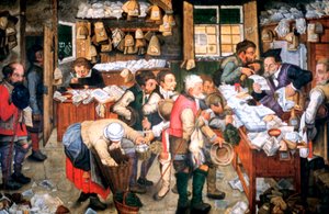 يوم الإيجار ، c1584-1638 بواسطة بيتر بروغل الأصغر