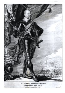 صورة غوستافوس أدولفوس الكبير ، ملك السويديين (1592-1632) ، 1650