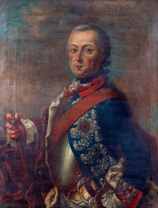 فريدريك الثاني ملك بروسيا ، المعروف باسم فريدريك العظيم - صورة فريدريك الثاني ملك بروسيا (1712-1786) بقلم بيتر فريدريك دي لا كروا (1709-1782) ، - زيت على قماش ، 51 × 39 - مجموعة خاصة بواسطة بيتر فريدريك دي لا كروا
