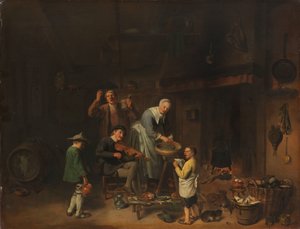 عائلة الفلاحين تغني بواسطة بيتر كورنيليش. فان سلينجلاندت (رفض الإسناد)