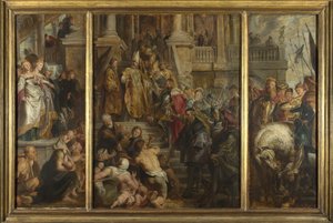 Sketch for High Altarpiece ، سانت بافو ، جنت ، 1612 بواسطة بيتر بول روبنز