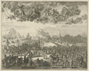 رحيل تشارلز الثاني من Scheveningen إلى إنجلترا عام 1660 بواسطة Adriaen Pietersz van de Venne