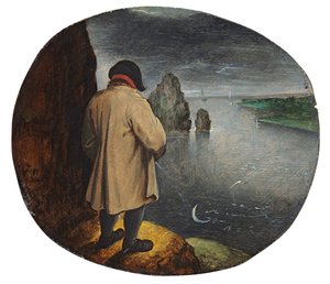 التبول على القمر بواسطة Pieter Brueghel the Younger