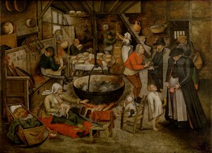 زيارة الفلاحين (النفط) بواسطة بيتر الأصغر Bruegel