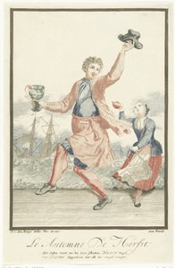 الرجل الراقص والرومر في يده Le Automne / Autumn (العنوان على الكائن) الفصول الأربعة (عنوان المسلسل) بواسطة بيتر فان دن بيرج