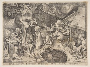 سانت جيمس والساحر Hermogenes من قصة الساحر Hermogenes ، 1565.