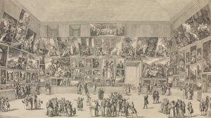 منظر لصالون 1785.