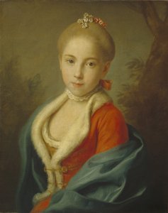 صورة الأميرة كاترين هولشتاين بيك 1750-1811 ، 1760-1762 بواسطة بيترو انطونيو روتاري