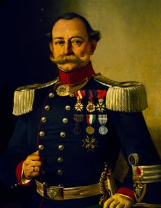 Portrait of Italian Colonel (oil on canvas) بواسطة بيترو بالديني