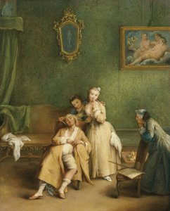 دغدغة ، ج. 1755 بواسطة بيترو لونغي