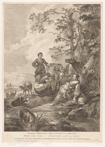 نساء إسرائيليات يرعن القطيع Donne Israelite che pascono la greggia (العنوان على الكائن) العهد الجديد والقديم (عنوان السلسلة) بواسطة نيكولاي بيترز بيرتشيم