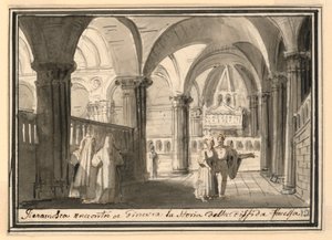 تصميم المرحلة الداخلية للكنيسة بواسطة Pietro Narducci