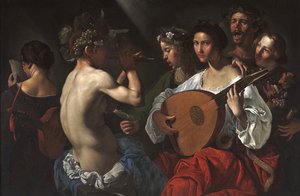 حفلة باشيك ، 1625-30 (زيت على قماش)